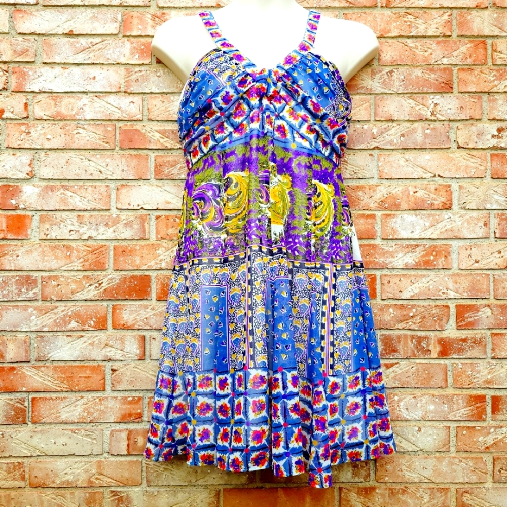 Nine & Co., colorful bohemian dress Size 16